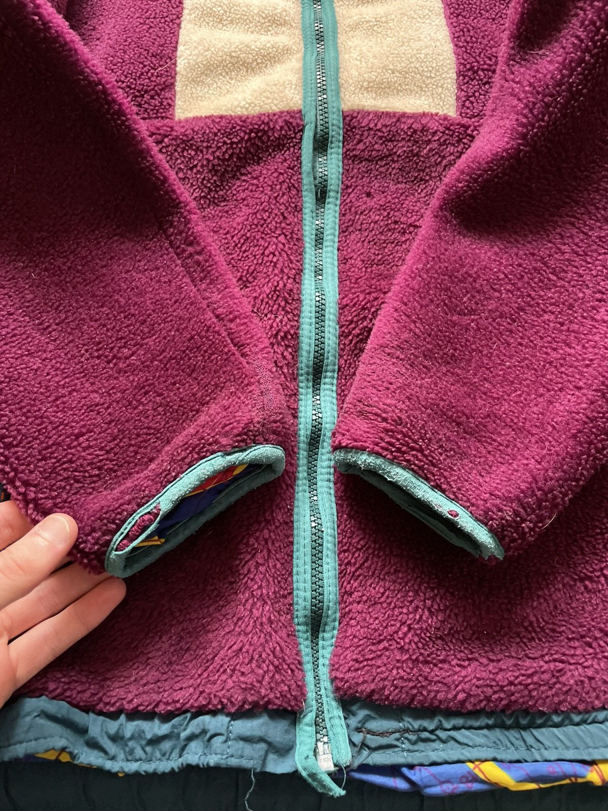 Helly Hansen Vintage 90's Helly Hansen Fleece Sherpa Zip Jacket Size US L / EU 52-54 / 3 - 12 Thumbnail