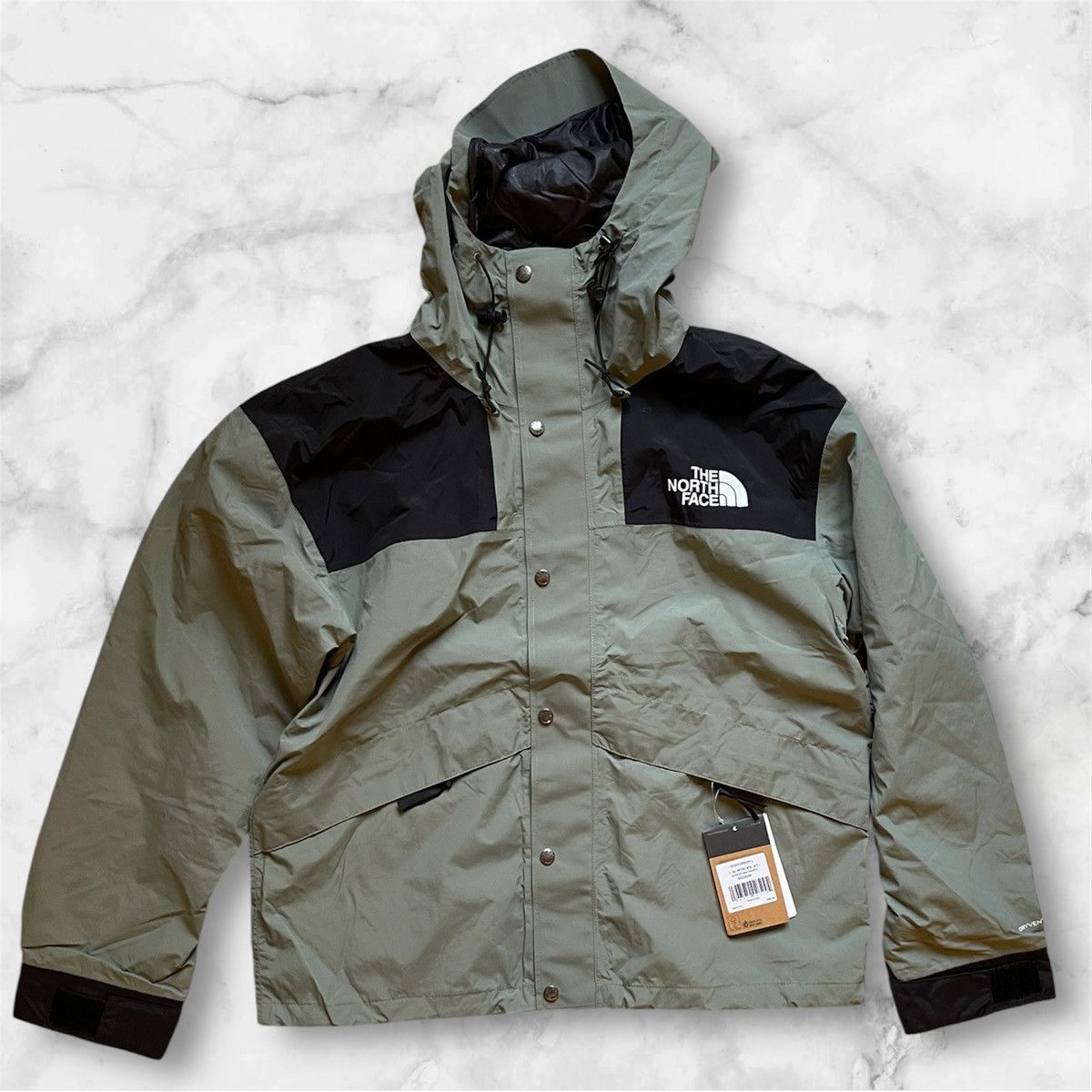 The North Face The North Face Khaki Shell Raincoat Jacket Size US L / EU 52-54 / 3 - 1 Thumbnail