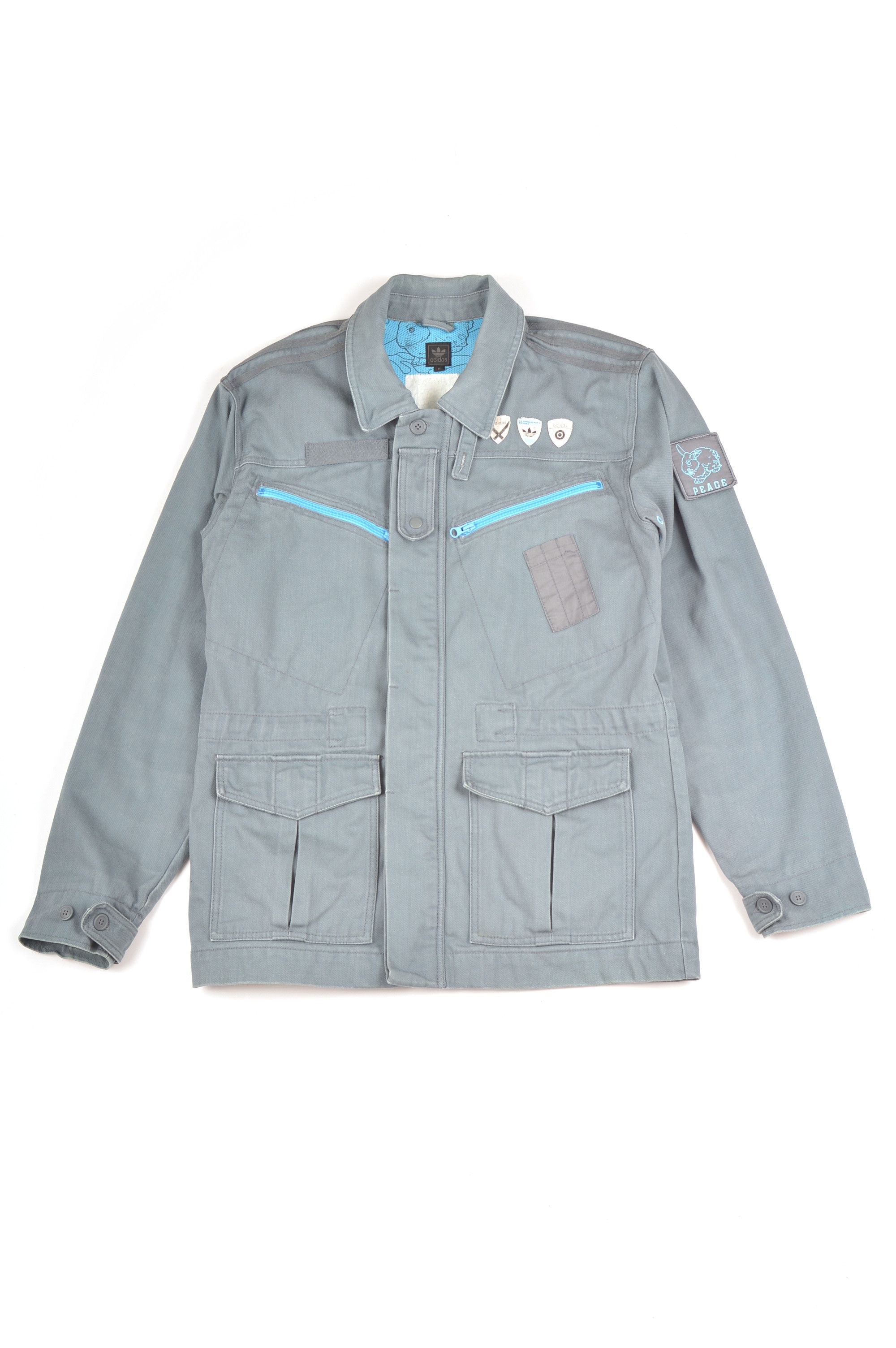 Green adidas jacket liam gallagher sale