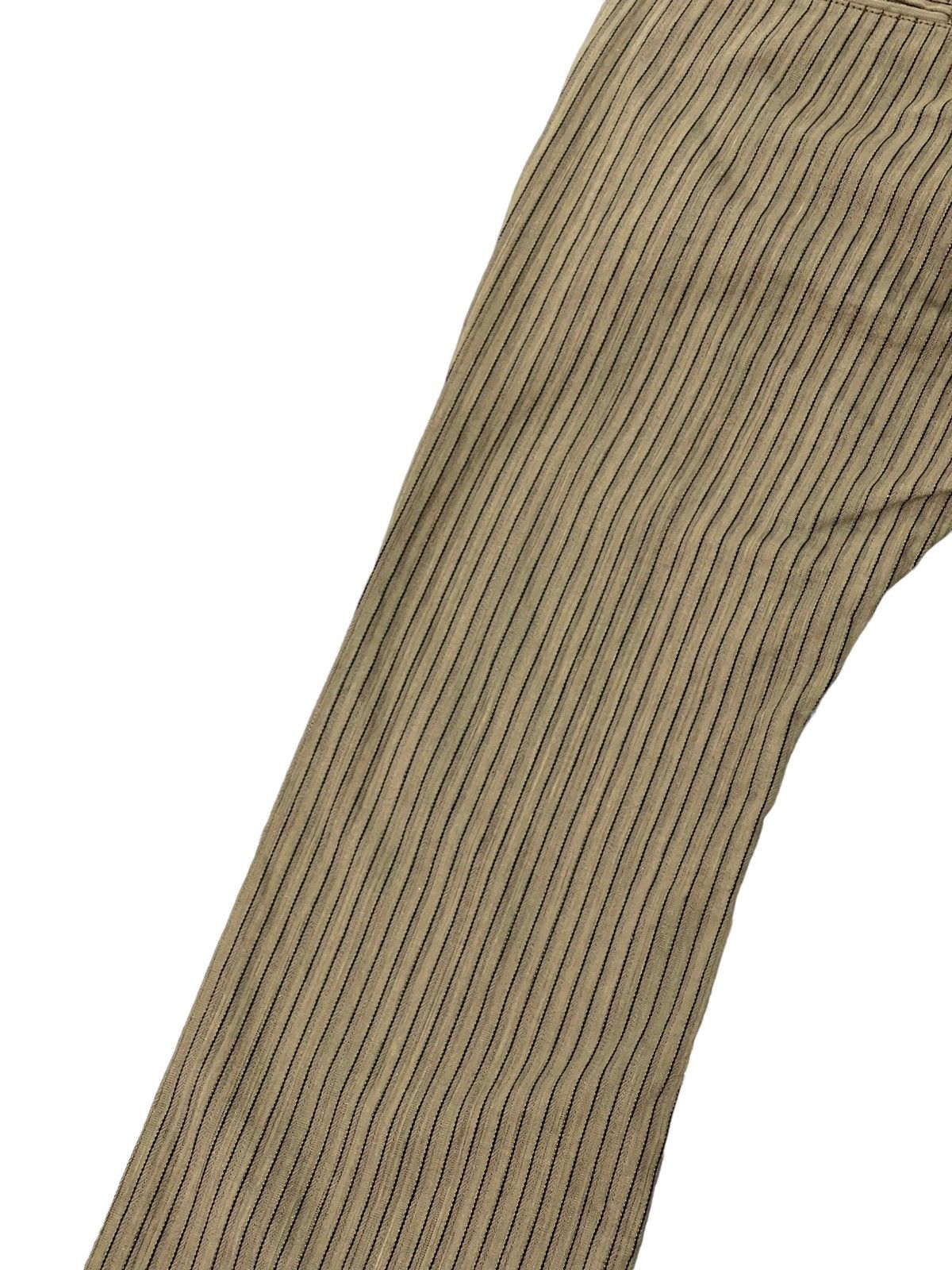 Japanese Brand Flare Jeans Blue Way Japan Wabash Striped Low Rise 8🟦3 Size US 30 / EU 46 - 15 Thumbnail