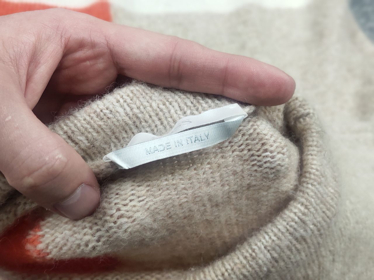 Hugo Boss Hugo Boss Alpaca Wool Blend loose sweater with colorful Size S / US 4 / IT 40 - 18 Thumbnail