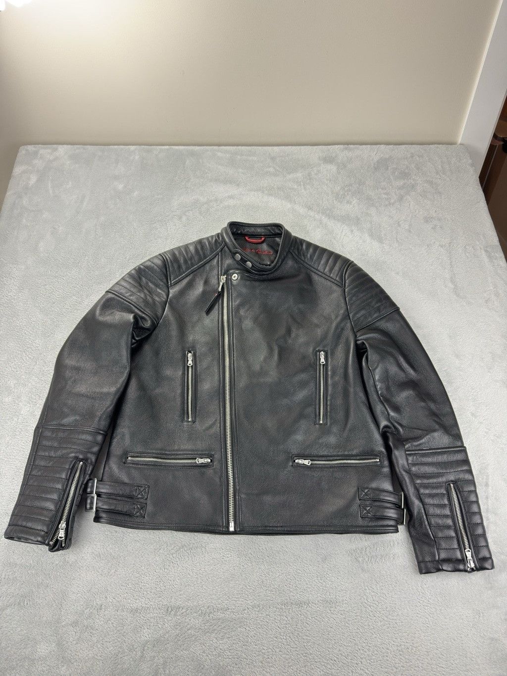 Robert Graham Robert Graham Men's Size Large Black Leather Jacket Size US L / EU 52-54 / 3 - 1 Thumbnail