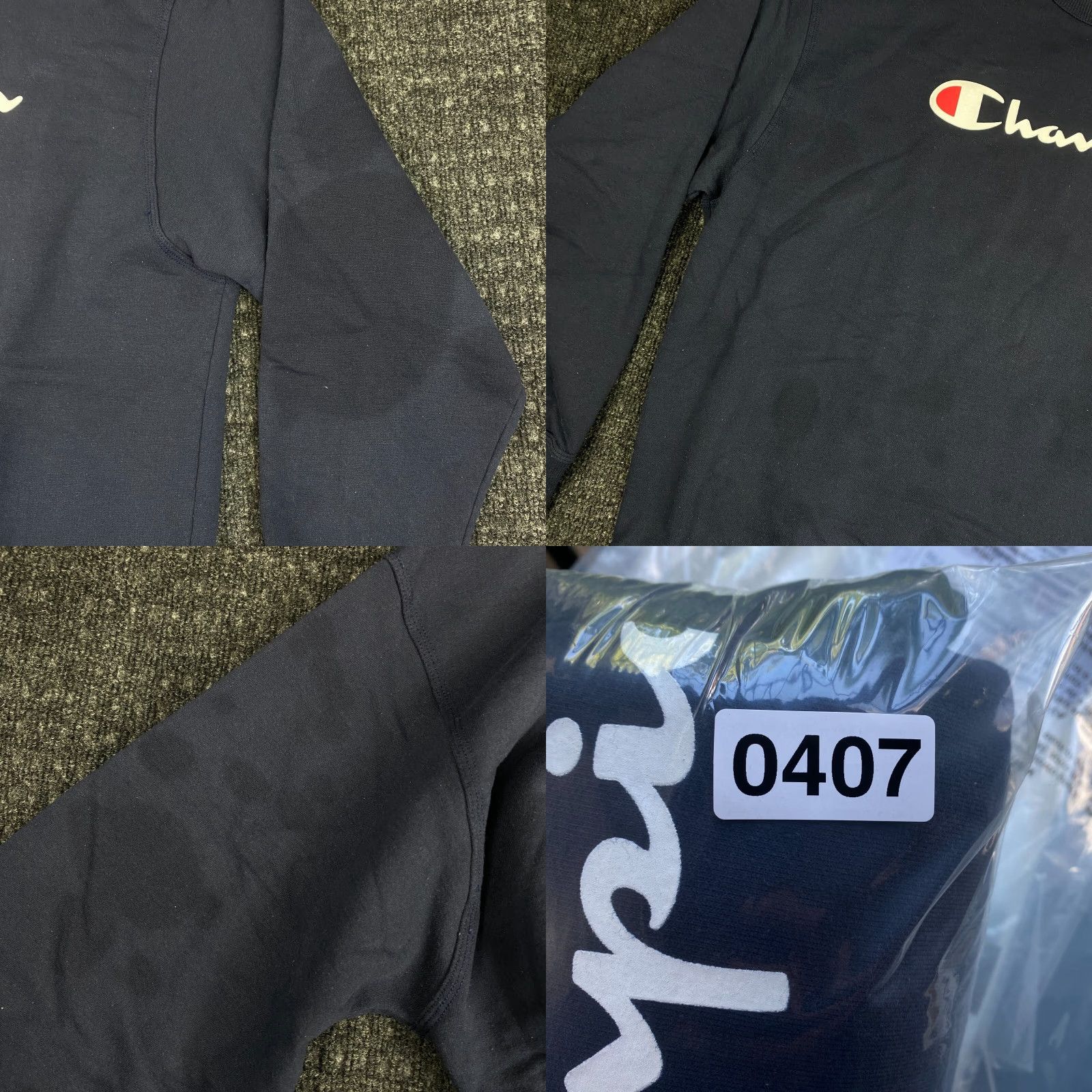 Champion VINTAGE Champion Crewneck Sweatshirt Navy Blue XXL 2XL Logo Embroidered Cotton Blend Fleece Men Pullover Sweatshirt Blue 50/50 American Logo Mens Size US XXL / EU 58 / 5 - 8 Thumbnail