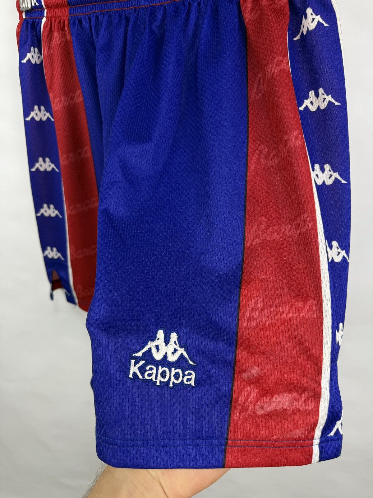 Kappa 🇪🇸 Vintage 90s Kappa Barcelona Soccer Shorts Rare Retro Hype Size US 34 / EU 50 - 3 Thumbnail