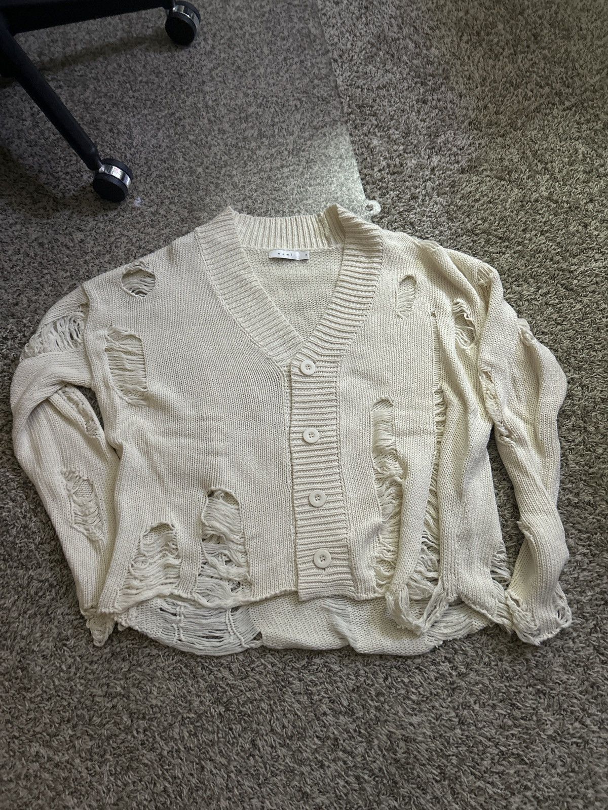 MNML Mnml thrashed cardigan Size US M / EU 48-50 / 2 - 1 Thumbnail