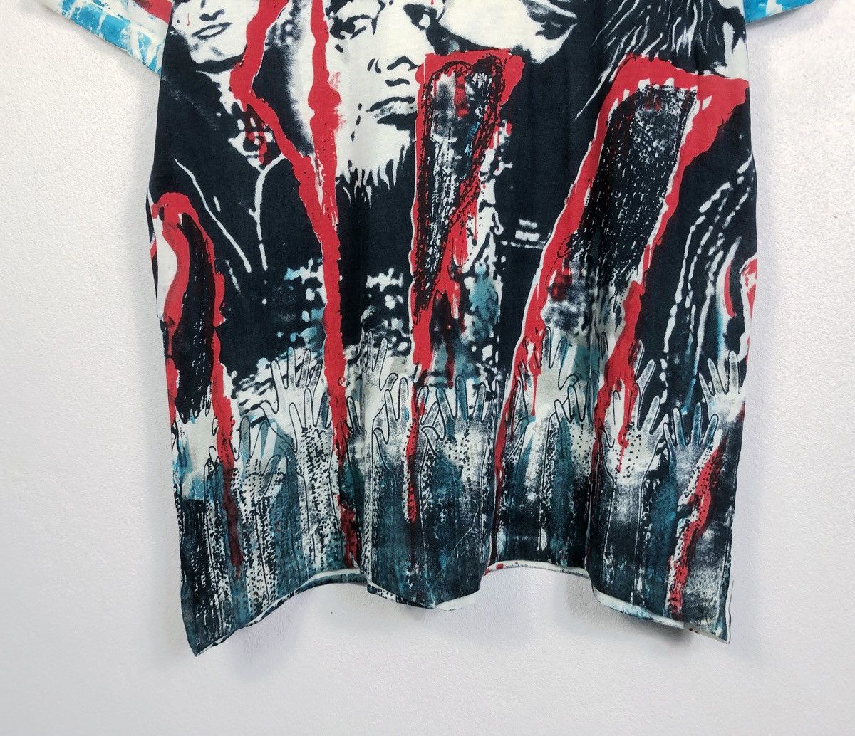 Band Tees × KISS × Vintage Vintage Bootleg Kiss Revenge Tour OVP Mosquitohead Band Tee Size US L / EU 52-54 / 3 - 3 Thumbnail