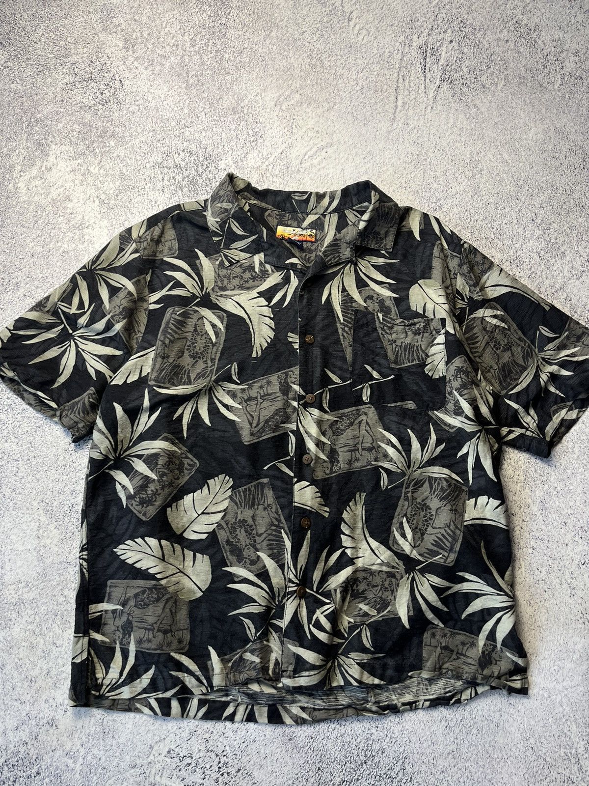Jams World Vintage 90's Jams World Over Print Hawaiian Shirt Size US XL / EU 56 / 4 - 3 Thumbnail