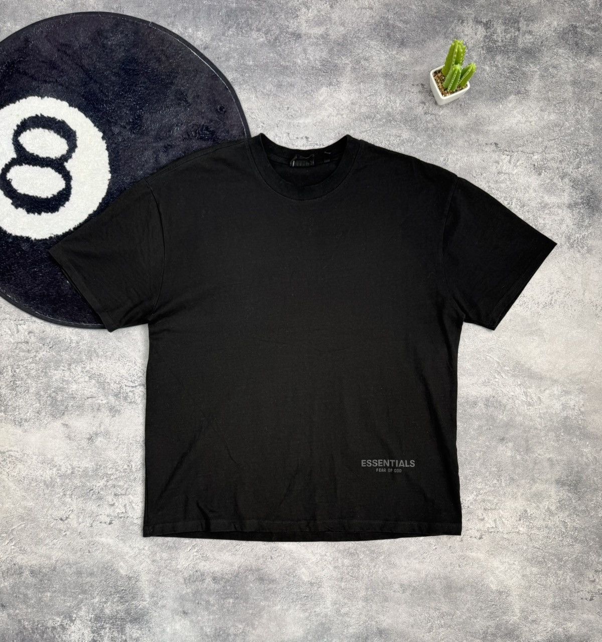 Essentials Fear of God Essentials Big Logo Reflective Oversized T shirt Size US L / EU 52-54 / 3 - 1 Thumbnail