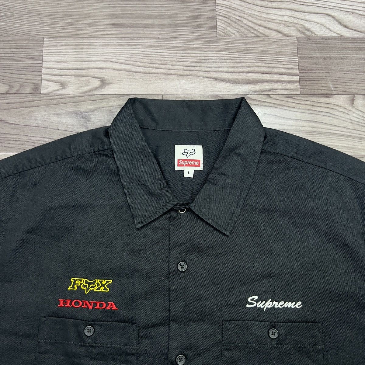 Fox Racing × Honda × Supreme Supreme x Honda x Fox Racing Work Shirt Size US L / EU 52-54 / 3 - 3 Thumbnail