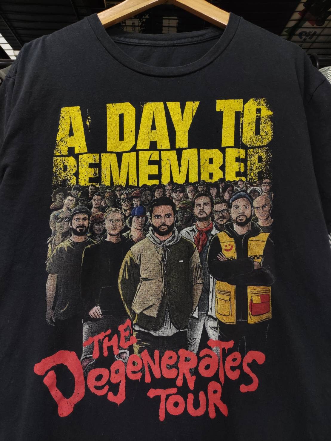 Band Tees A Day To Remember Degenerates Tour Parody The Warriors Size US XL / EU 56 / 4 - 1 Thumbnail