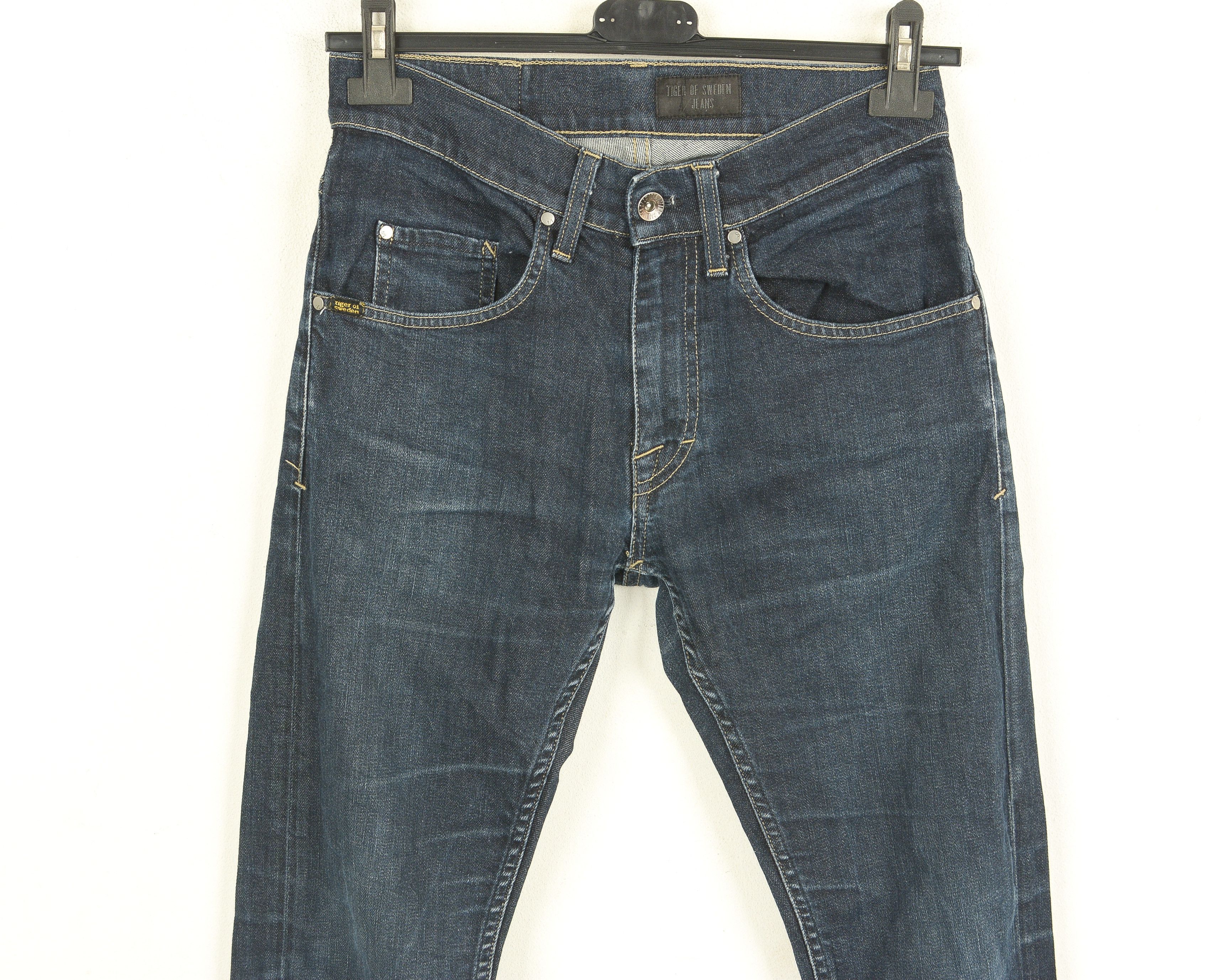 Tiger of Sweden Pistolero W27 L32 Slim Fit Jeans Denim Pants Trousers Blue Size US 27 - 2 Thumbnail