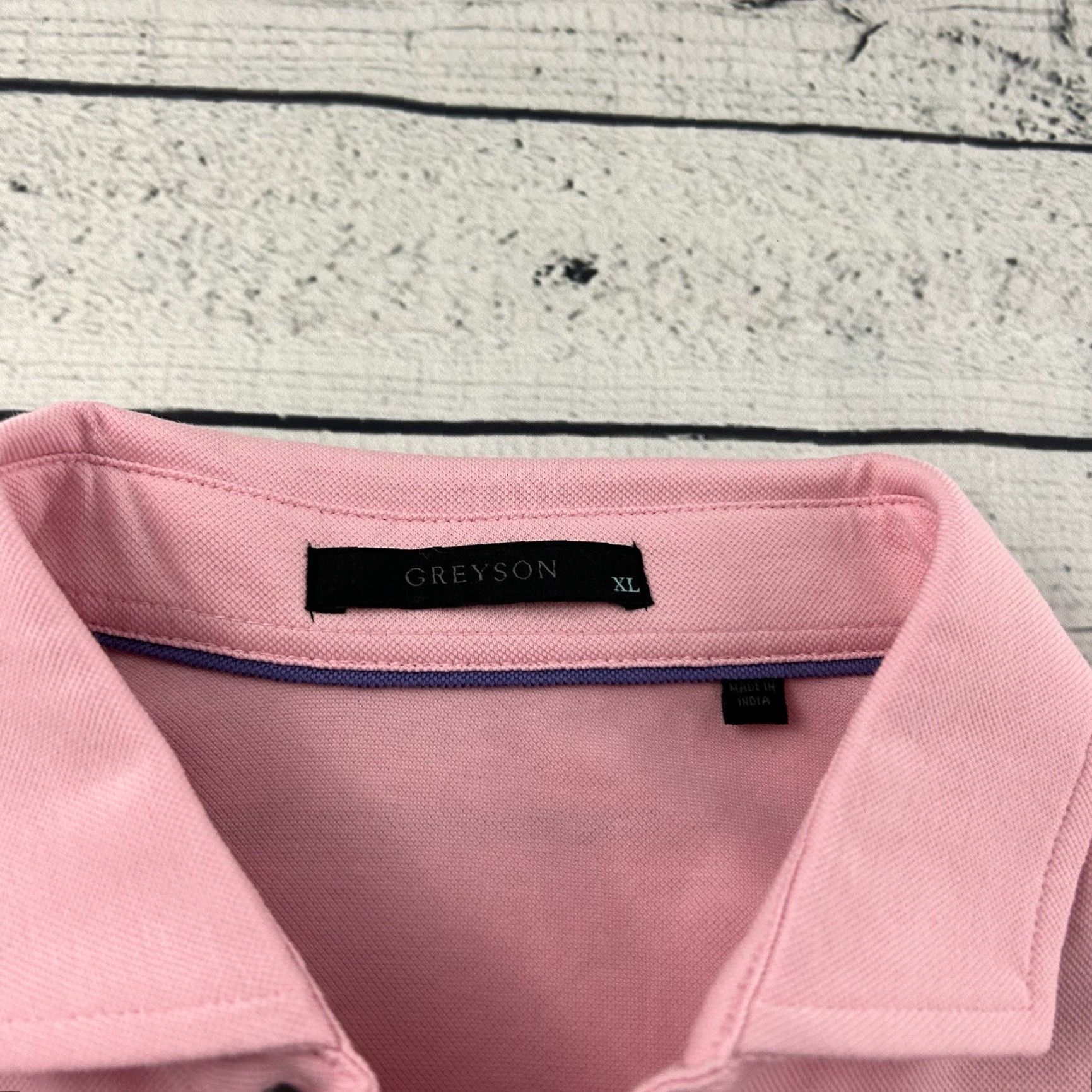 Vintage Greyson Taylormade Tour Short Sleeve Golf Polo Shirt Men's XL Pink Size US XL / EU 56 / 4 - 2 Thumbnail