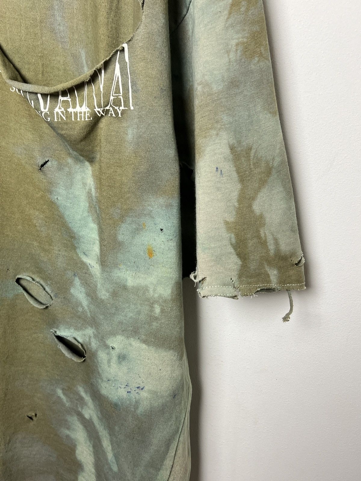 Nirvana tie dye trashed nirvana cobain t shirt 1/1 y2k Size US L / EU 52-54 / 3 - 5 Thumbnail