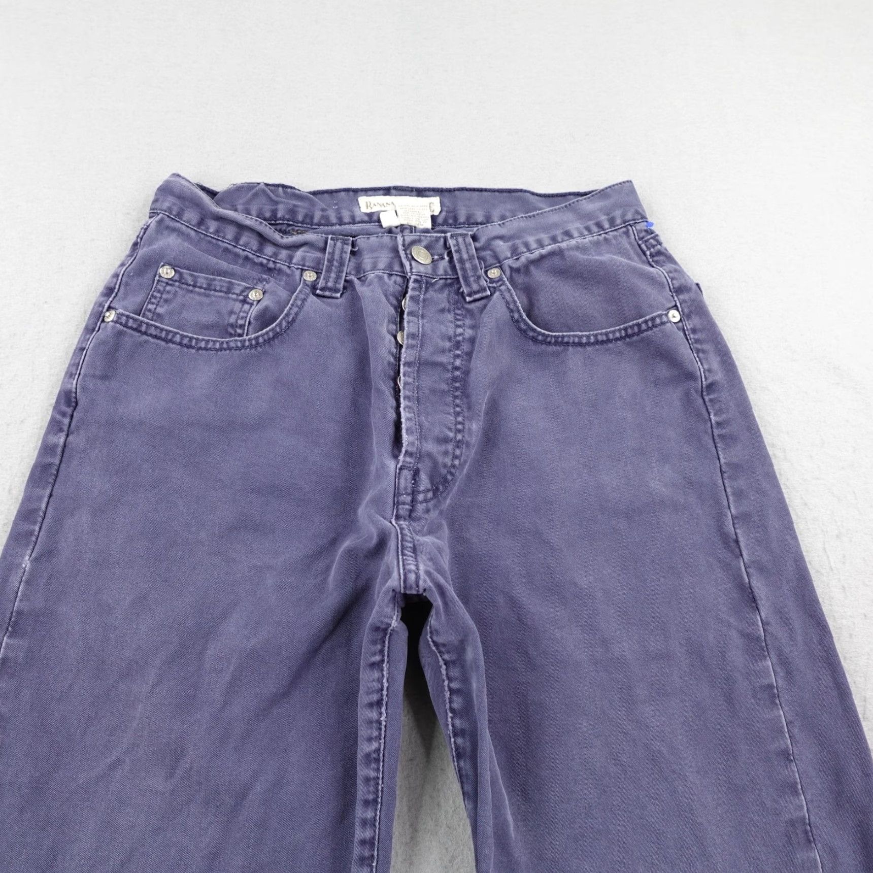 Banana Republic VINTAGE Banana Republic Rugged Jeans Pants Mens 32x32 Blue Button Fly Denim 90s Size US 30 / EU 46 - 2 Thumbnail
