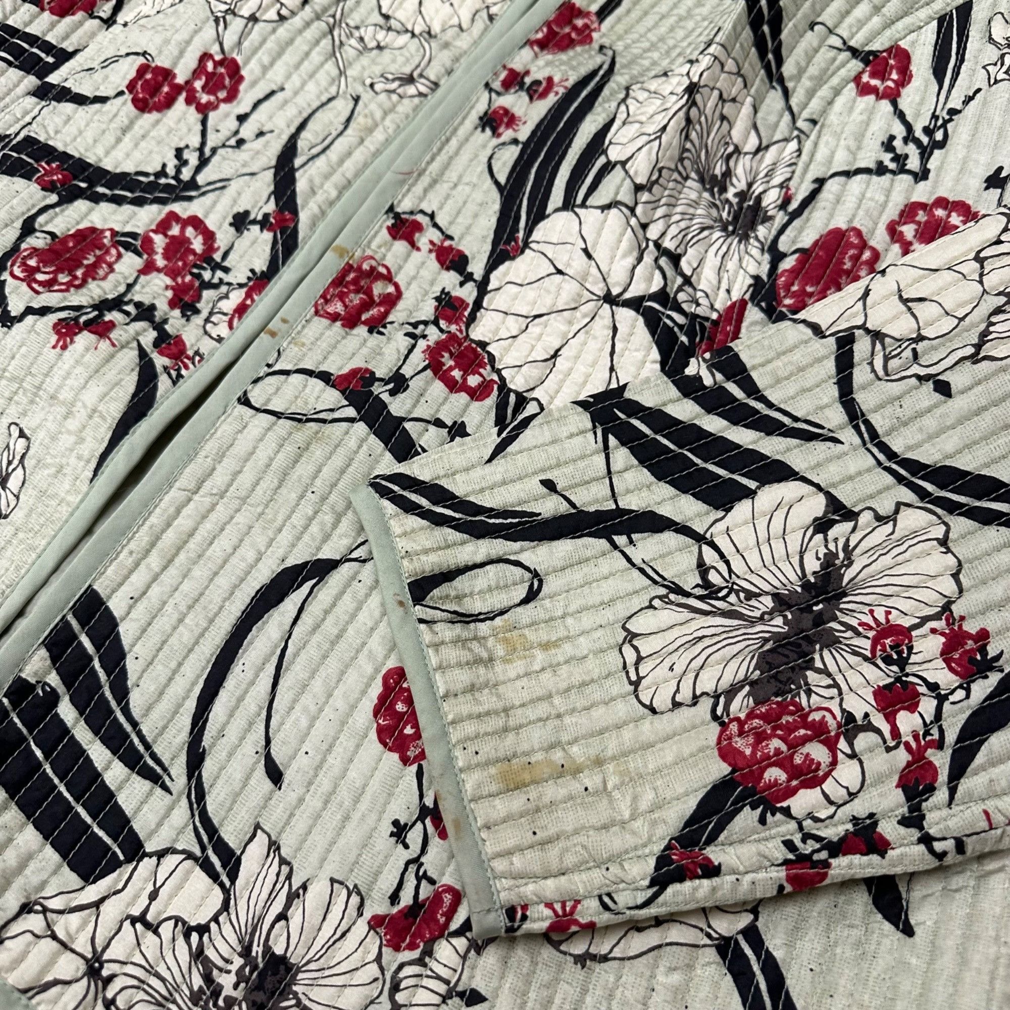 Vintage Vintage Unique Sashiko Boro Style Kimono Jacket Size US L / EU 52-54 / 3 - 4 Thumbnail