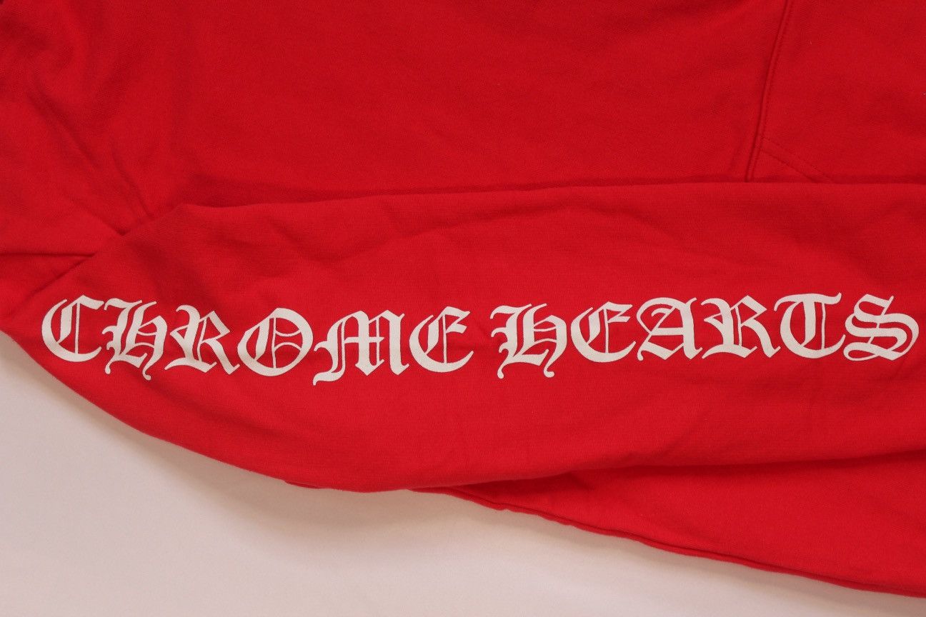 Chrome Hearts Chrome Hearts Red Scroll Hoodie Size US XL / EU 56 / 4 - 9 Thumbnail