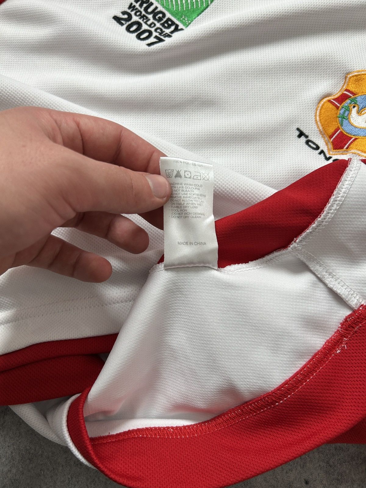 Rugby Ralph Lauren KooGa Rugby World Cup 2007 Tonga jersey mens Size US L / EU 52-54 / 3 - 6 Thumbnail