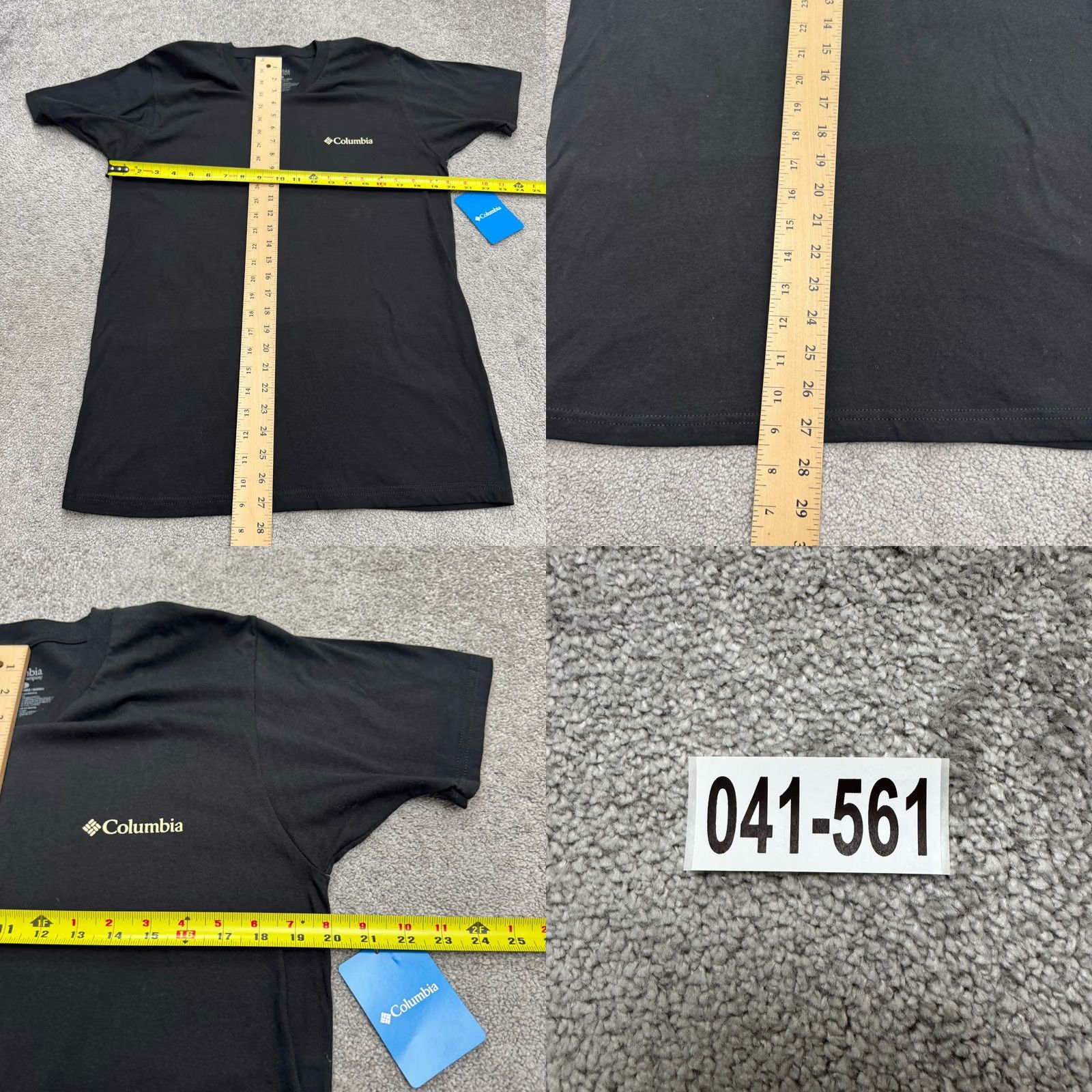 Vintage Columbia Shirt Mens Medium Black Crew Cotton Tee NWT Short Sleeve Logo Classic Outdoor Size US M / EU 48-50 / 2 - 8 Thumbnail