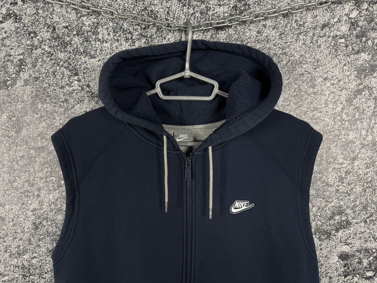 Nike Nike Sportswear Vintage Cotton Vest Full Zip Gilet Size M Size US M / EU 48-50 / 2 - 2 Thumbnail