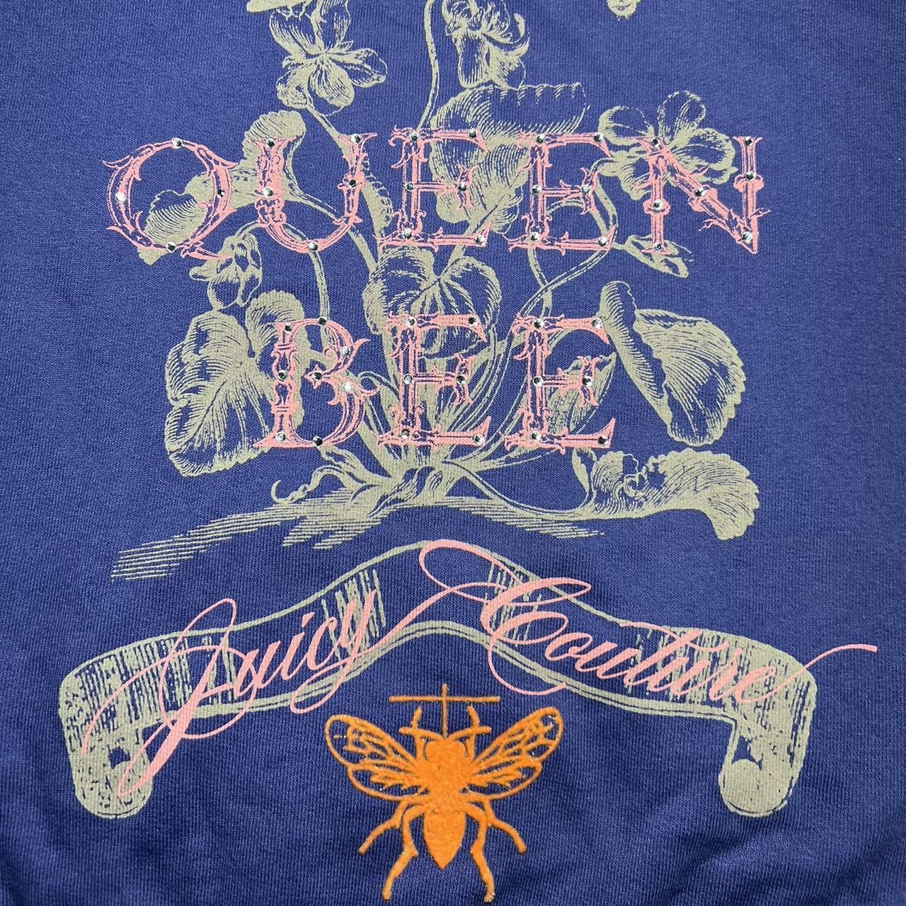 Juicy Couture Juicy Couture Queen Bee Shirt Zip Up Hoodie y2k Size M / US 6-8 / IT 42-44 - 4 Thumbnail