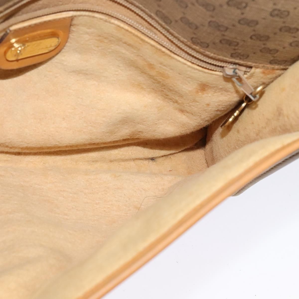 Gucci GUCCI Micro GG Supreme Shoulder Bag Pvc Beige Gold 001 115 Size ONE SIZE - 17 Thumbnail