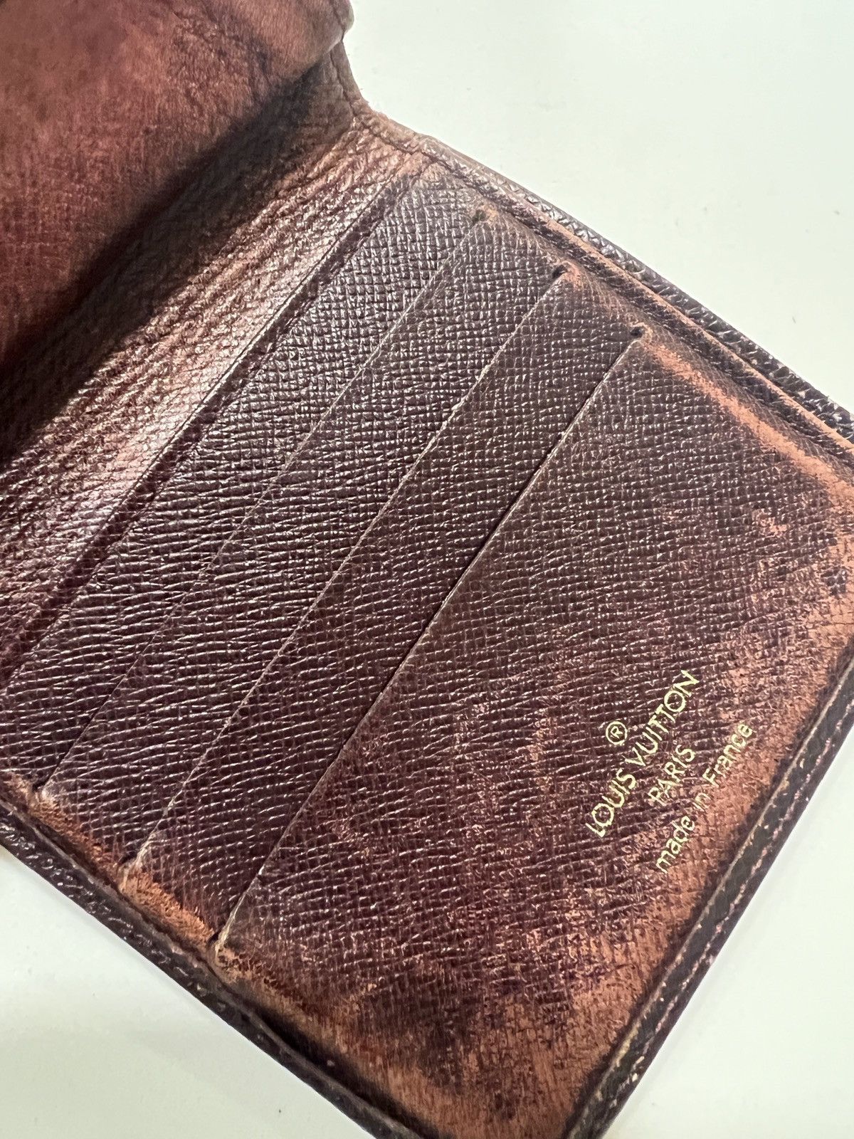 Louis Vuitton Louis Vuitton Brown Taiga Leather Mens Wallet Size ONE SIZE - 11 Thumbnail