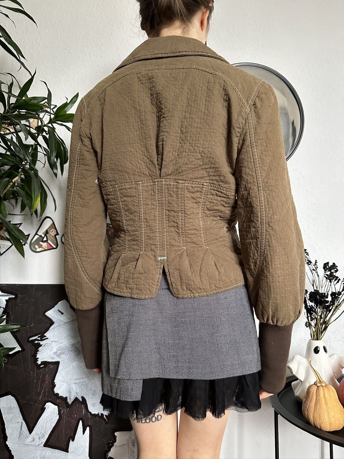 Krizia Uomo Krizia jeans Contrast Stitch Silhouette Padded Jacket Size M / US 6-8 / IT 42-44 - 4 Thumbnail