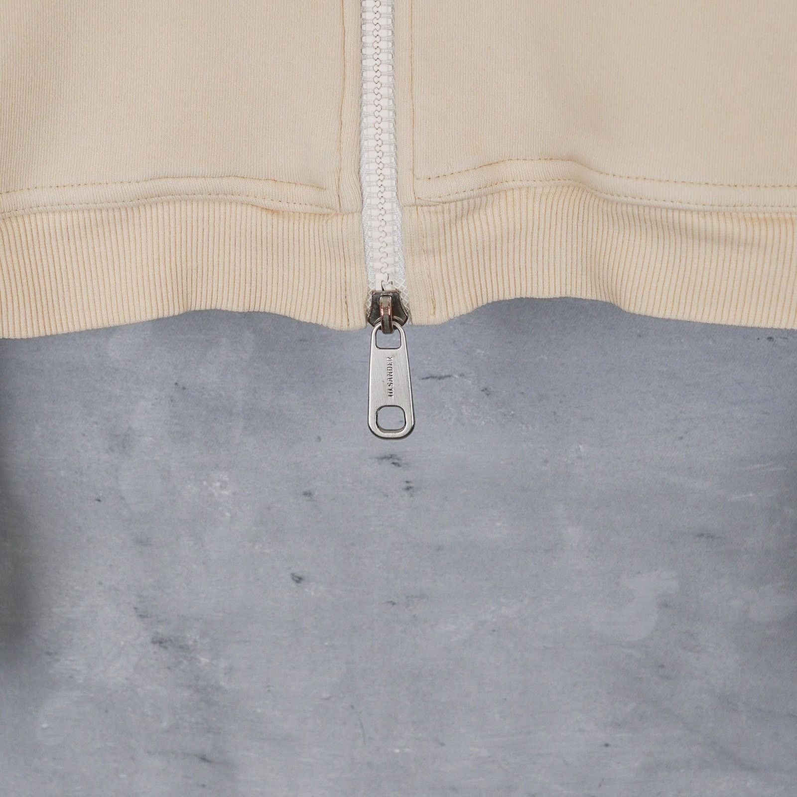 Jil Sander Jil sander beige double zip back logo hoodie sweatshirt Size S / US 4 / IT 40 - 7 Thumbnail