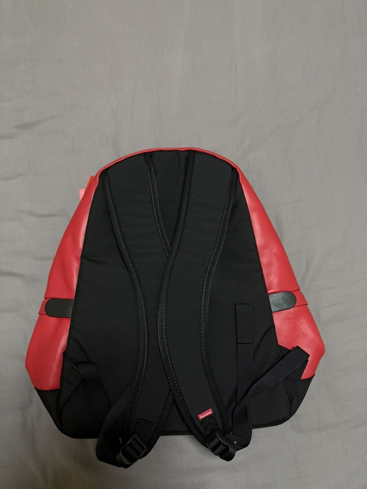 Supreme Supreme tnf the North face leather bag backpack red Size ONE SIZE - 4 Thumbnail