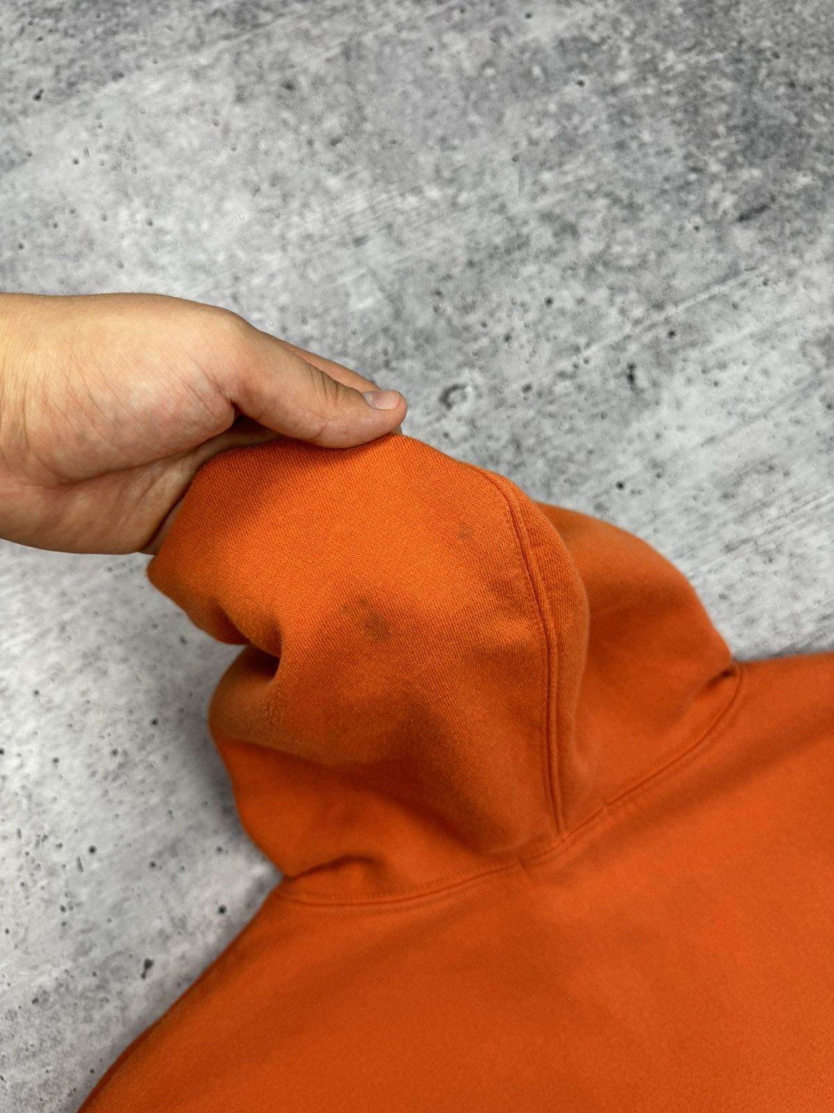Gap × Vintage Vintage Gap Orange Hot Big Logo Y2K Style Hoodie Sweatshirt Size US L / EU 52-54 / 3 - 15 Thumbnail