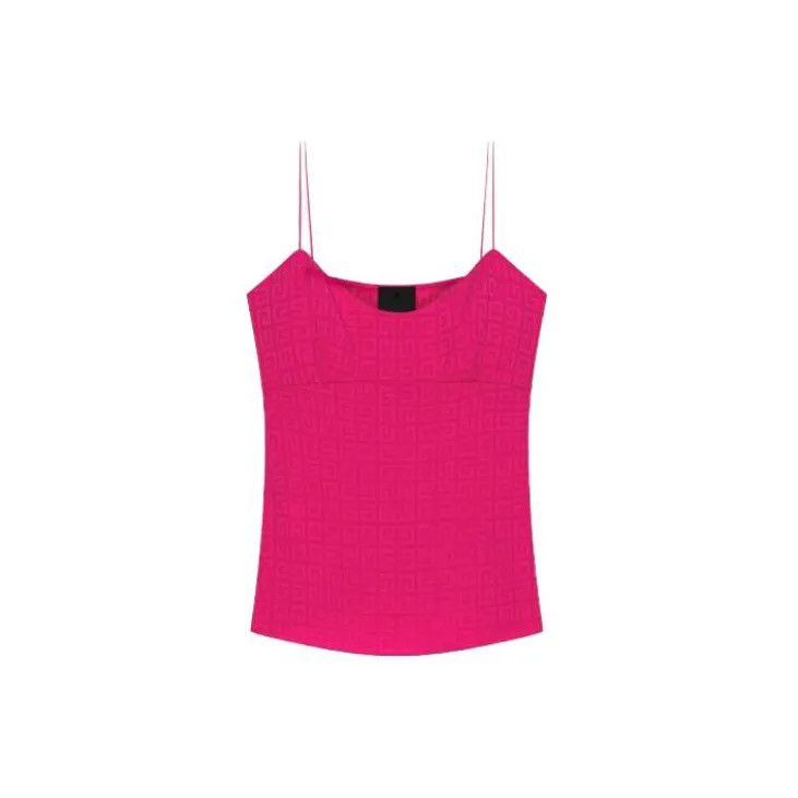 Givenchy o1gr1nt0125 Silk Top in Fuchsia Size M / US 6-8 / IT 42-44 - 1 Thumbnail