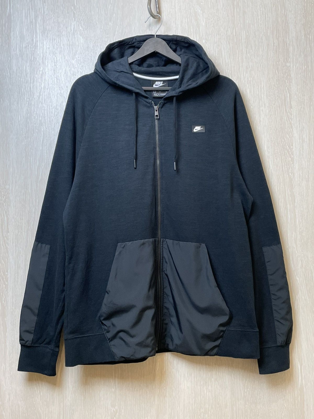 Nike × Vintage Nike modern Drill full zip Hoodie Size US L / EU 52-54 / 3 - 2 Thumbnail
