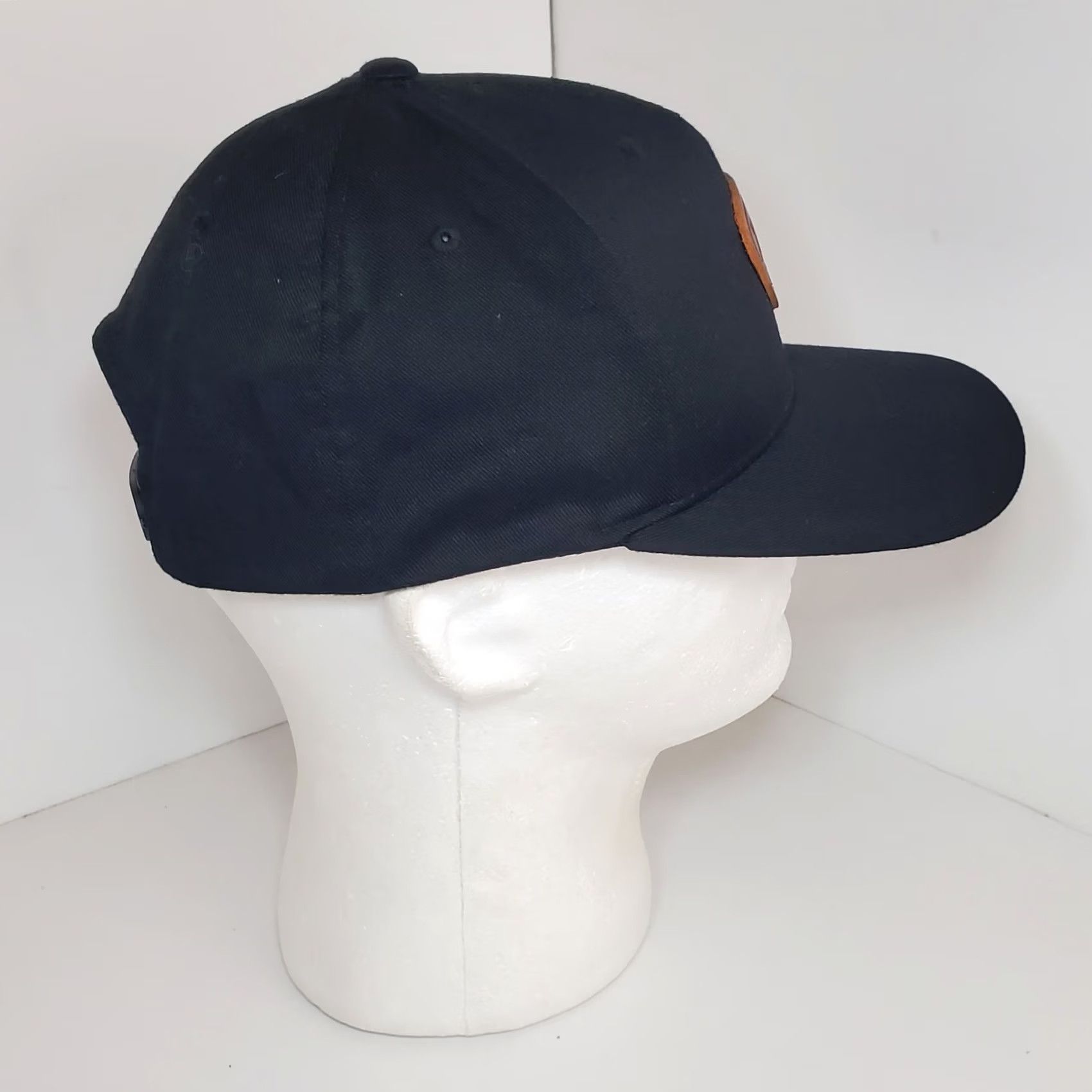 Vintage Kimes Ranch Black Patch Snapback Flatbill Hat Cap Men One Size Adjustable Wide Brim Western Cowboy Theme Size ONE SIZE - 7 Thumbnail