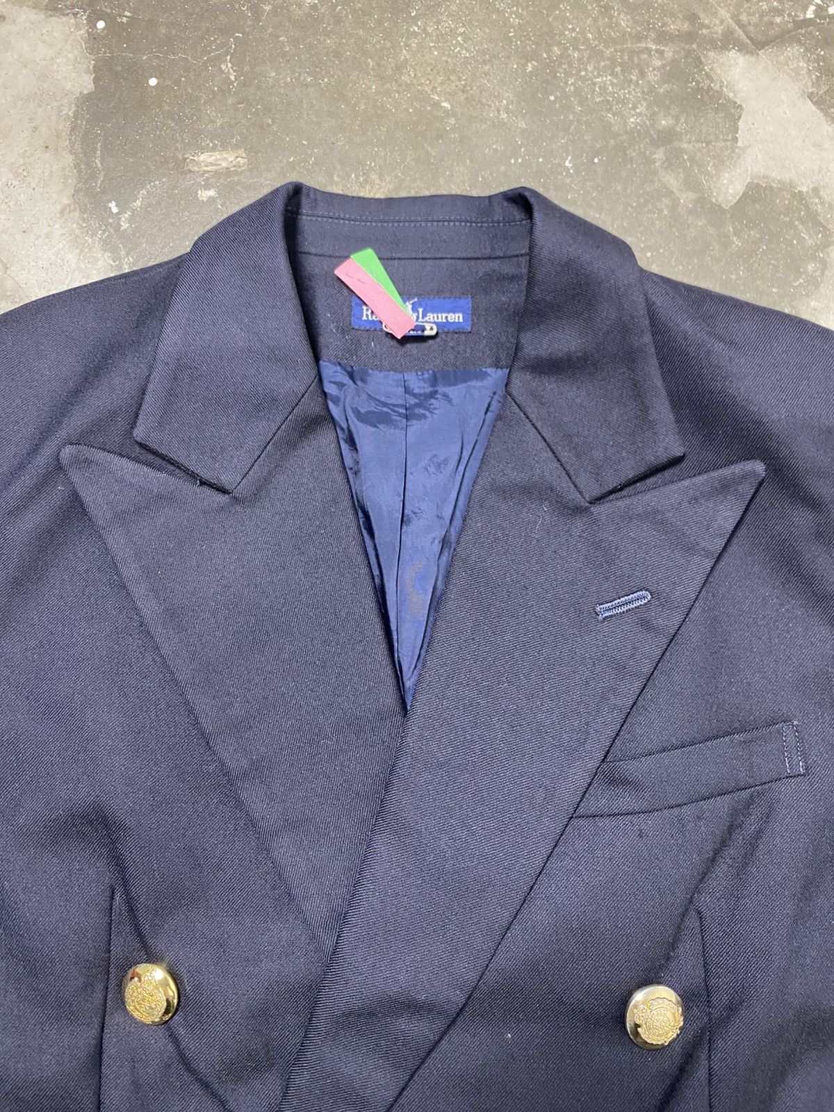 Ralph Lauren Vintage 90s Ralph Lauren Double Breasted Blazer Size S / US 4 / IT 40 - 5 Thumbnail