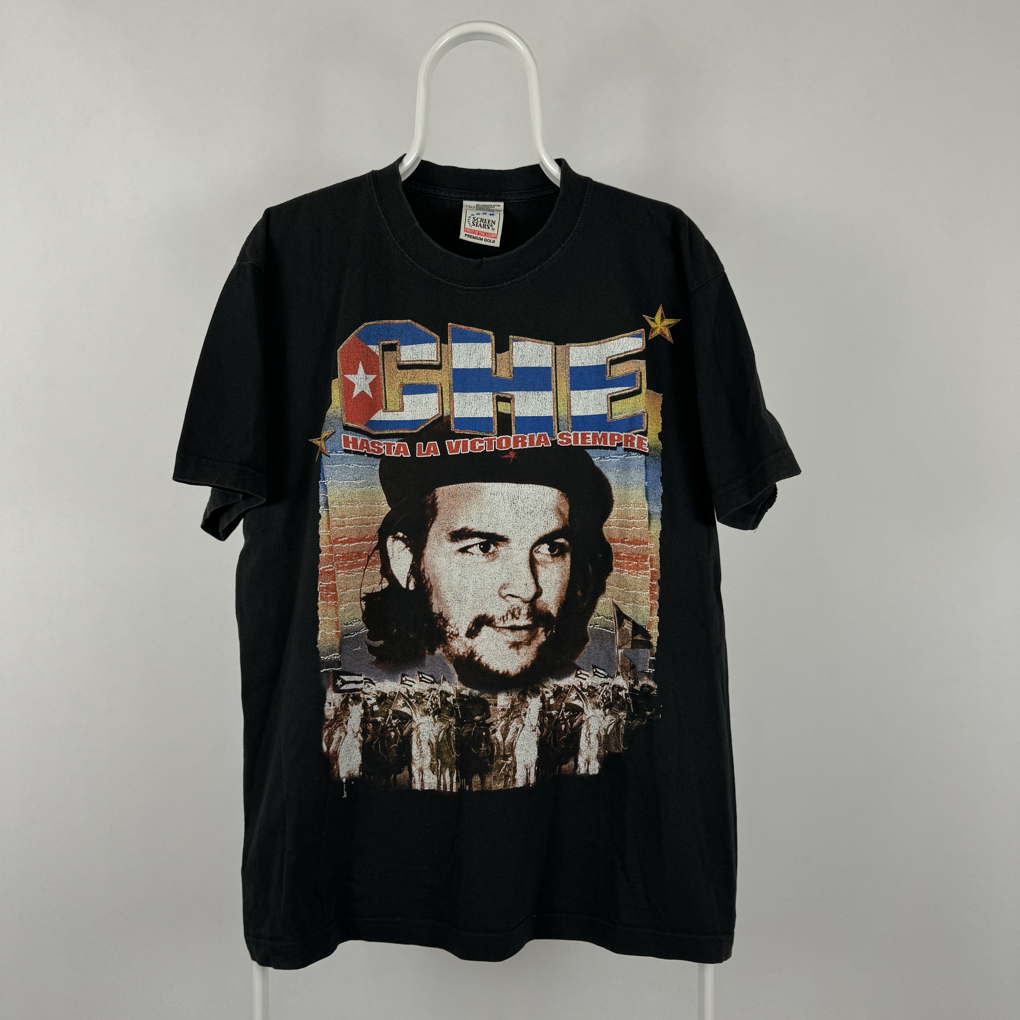 image of Band Tees x Rage Against The Machine Vintage Che Guevara All Over Print Revolution Promo Shirt 90 i