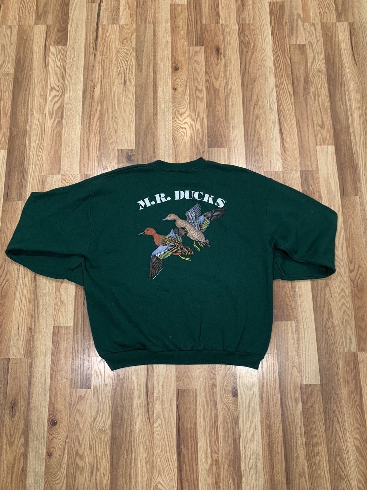 Vintage 1996 Vintage M.R. Ducks Sweatshirt Size US XL / EU 56 / 4 - 1 Thumbnail