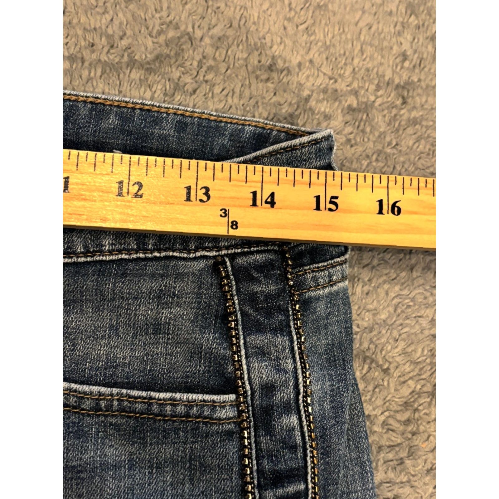 White House Black Market White House Black Market Jeans Womens 6 Blue Denim Slim Ankle Everyday Soft Size 28" / US 6 / IT 42 - 4 Thumbnail