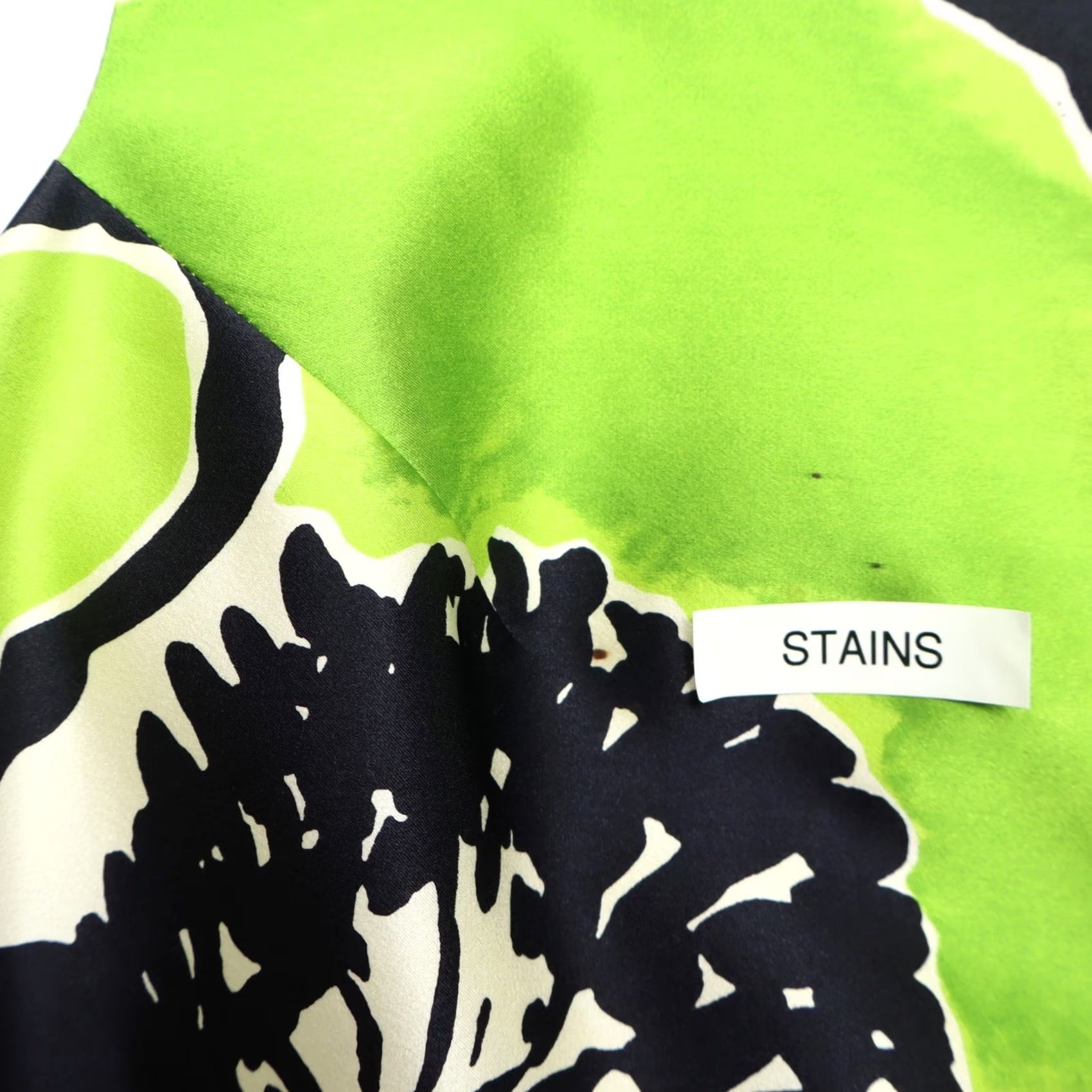 Vivienne Tam VIVIENNE Tam Women's East - West Fusion Silk Dress White/Green Sz 4 Size S / US 4 / IT 40 - 6 Thumbnail