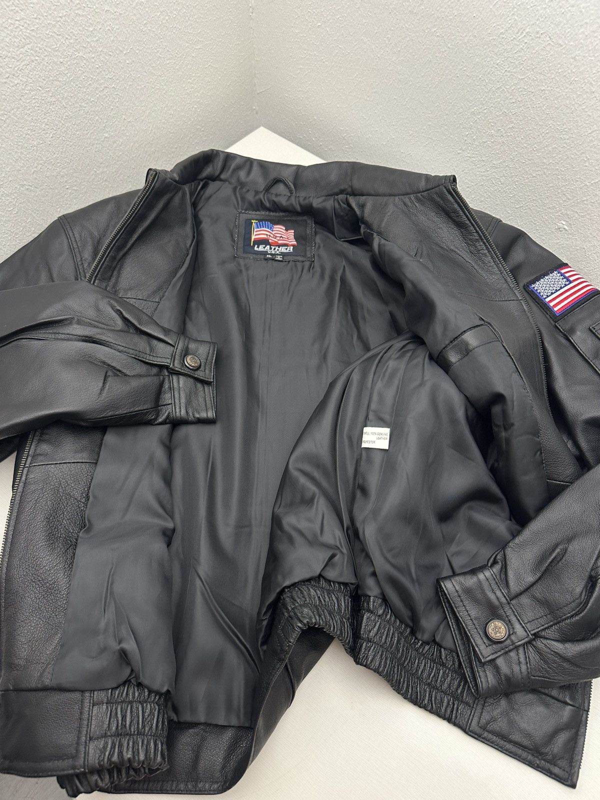 Vintage POW MIA You Are Not Forgotten Leather Jacket Y2K 2005 NWT Size US XL / EU 56 / 4 - 11 Thumbnail