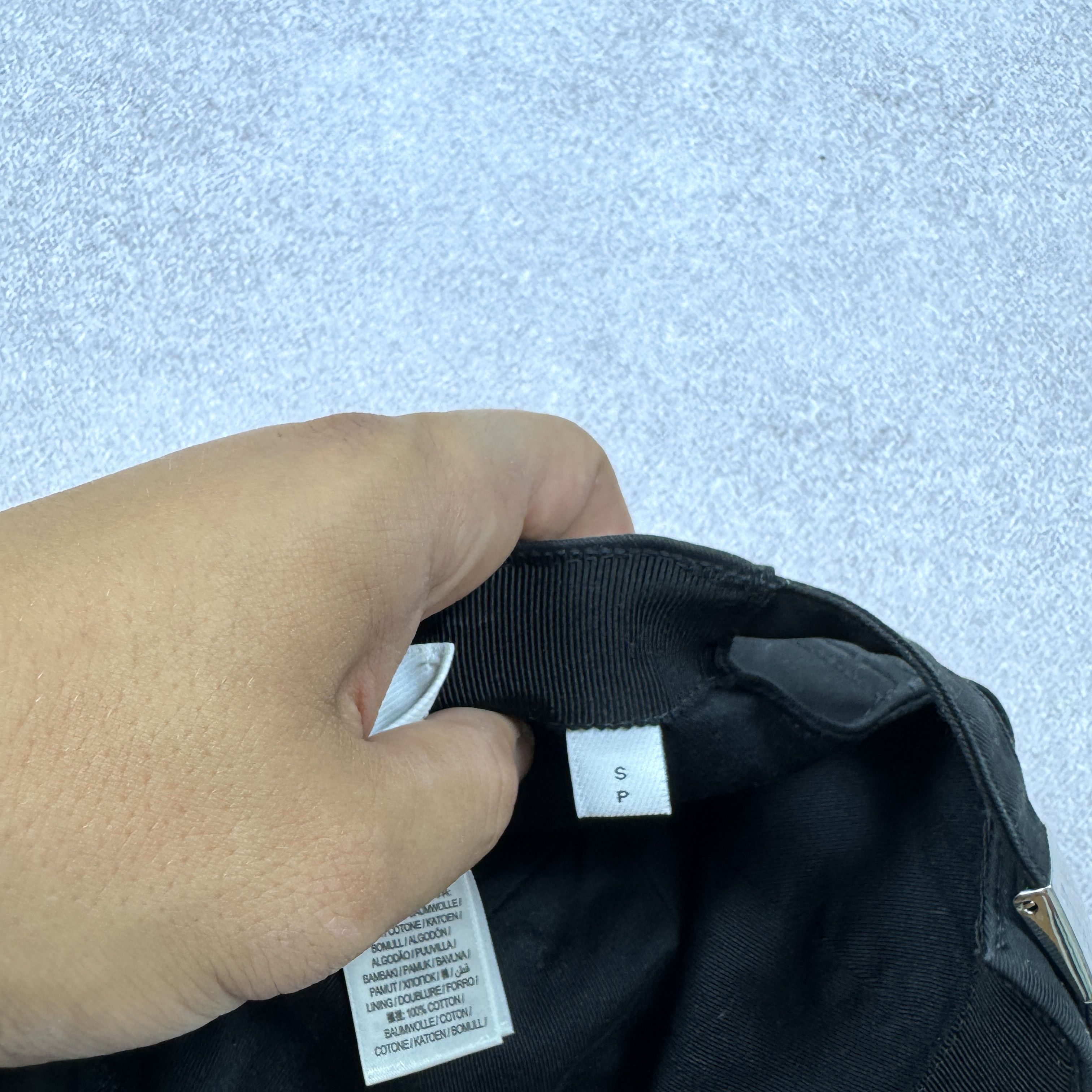 Burberry Authentic Burberry London 8068033 Black TB Logo Cap Size S-M Size ONE SIZE - 9 Thumbnail