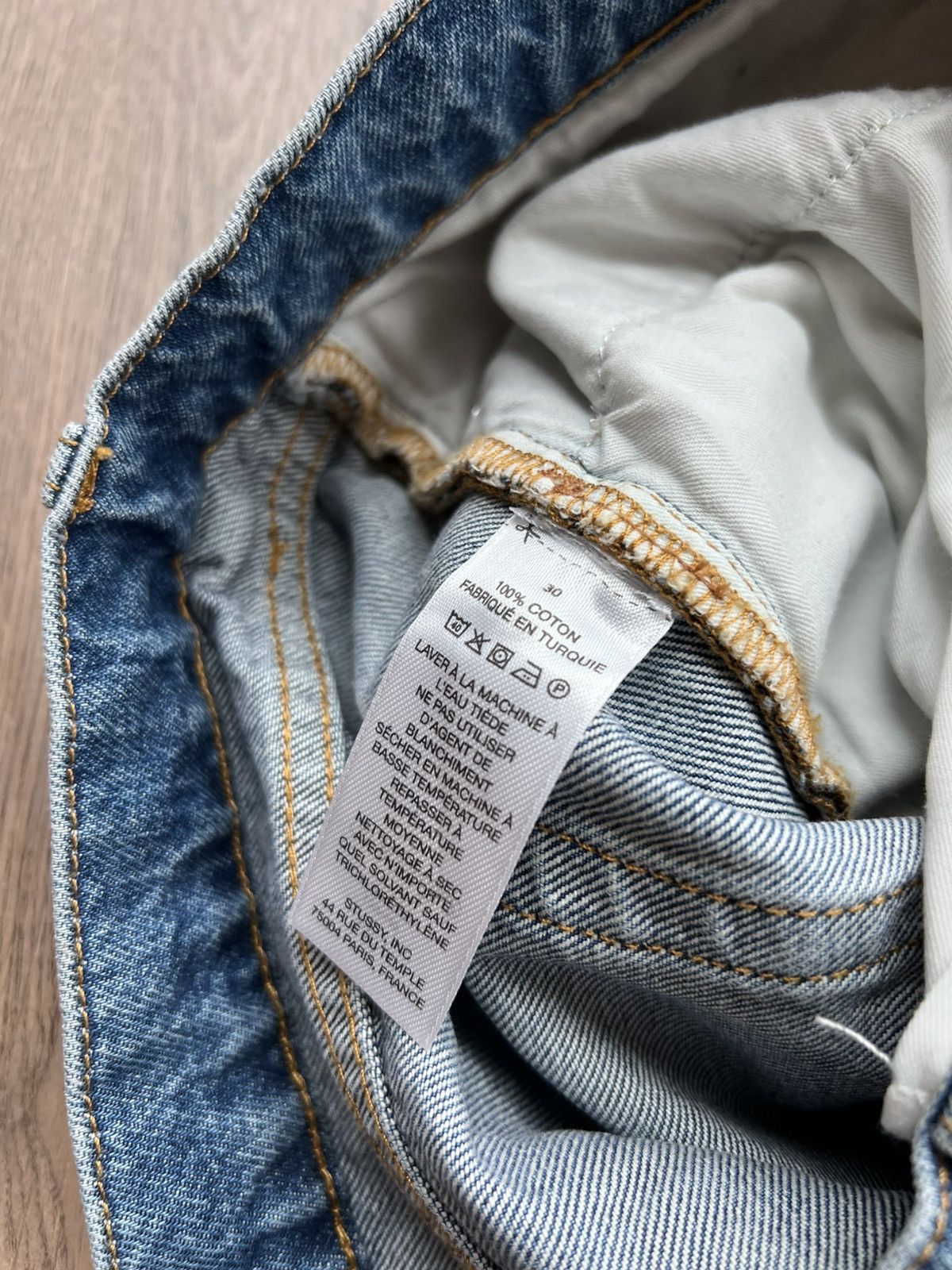 Stussy Stussy New Classic Denim Jean 30 Medium Blue Size US 30 / EU 46 - 7 Thumbnail