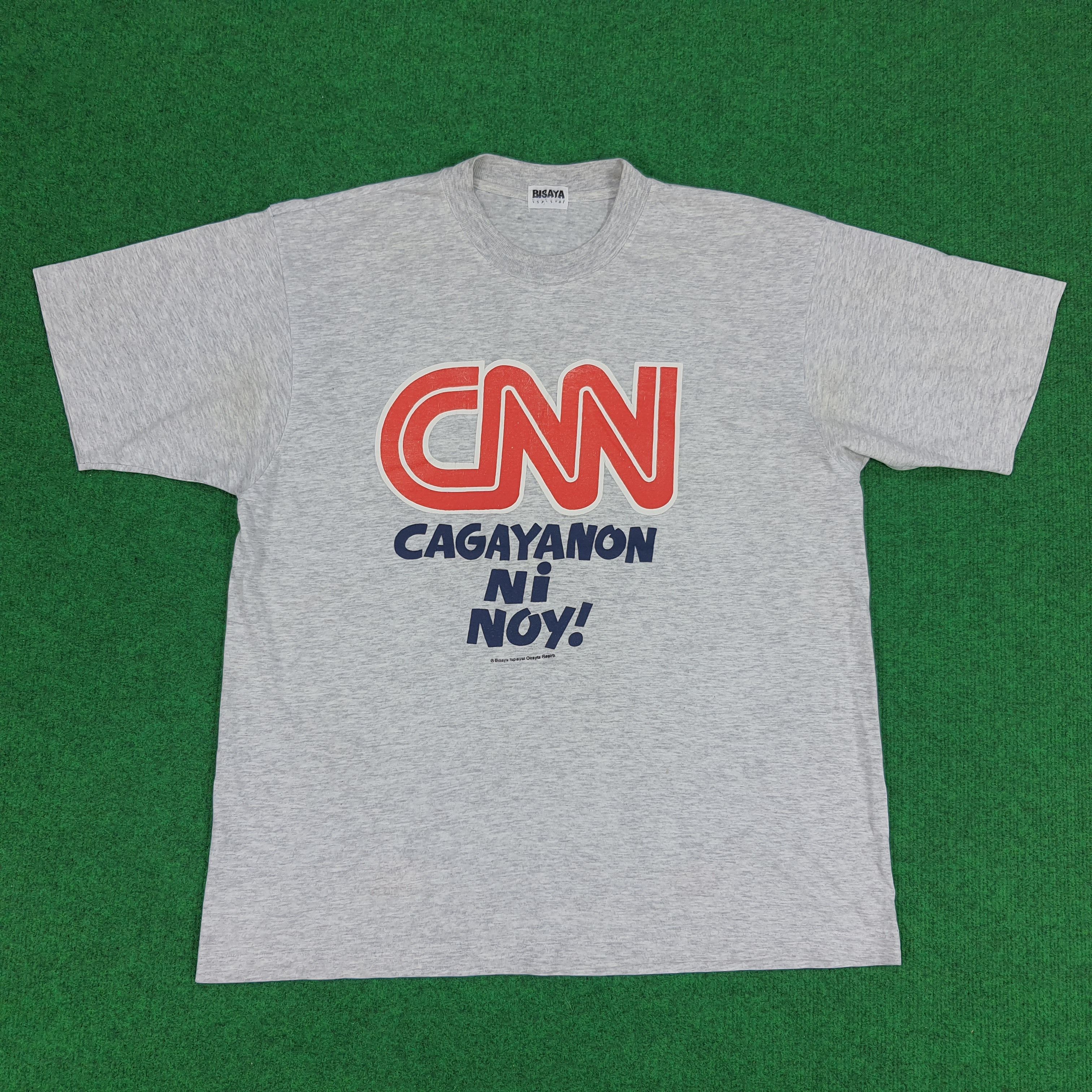 Vintage Vintage CNN Philippines News Tshirt Size US L / EU 52-54 / 3 - 1 Thumbnail