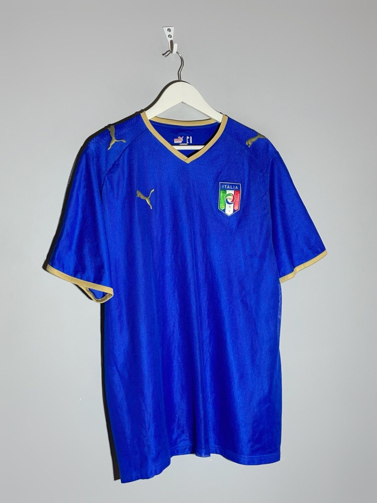 Puma × Vintage National Team Italy Puma 2008 Home Y2k Football Shirt Size US XL / EU 56 / 4 - 2 Thumbnail