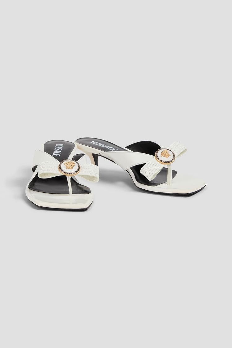 Versace o1y0226 Mules in White Size US 5 / IT 35 - 4 Thumbnail