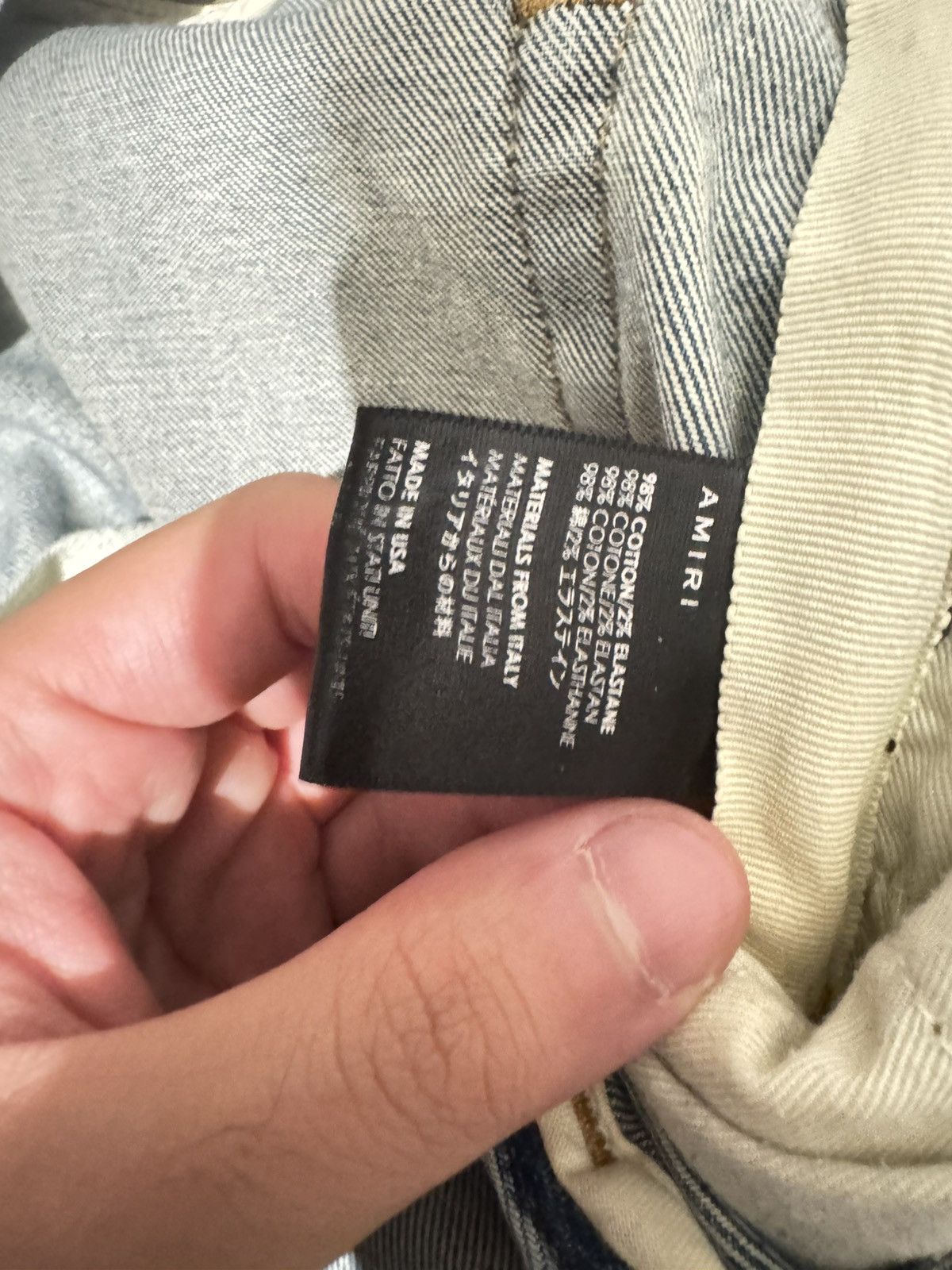 Amiri Amiri’s most iconic jeans, same style worn by Justin Bieber Size US 32 / EU 48 - 3 Thumbnail