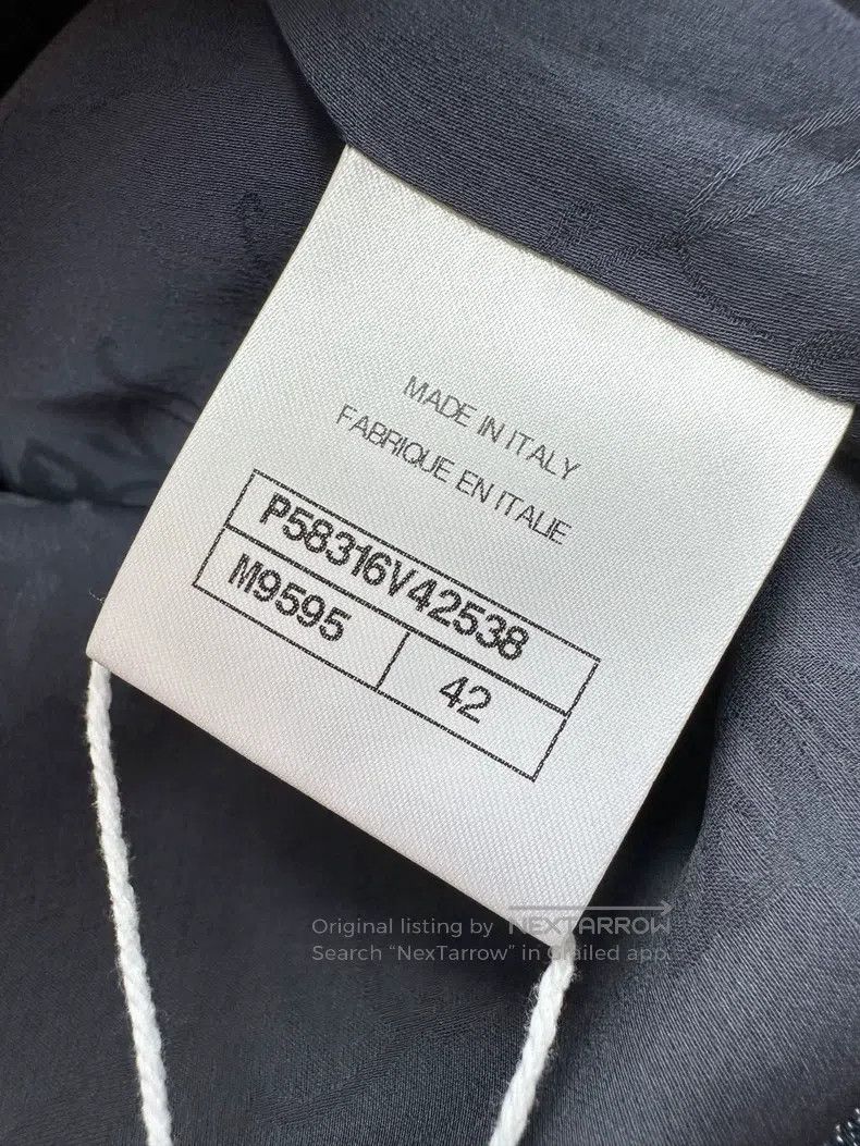 Chanel Chanel 18P dark blue fine glitter thick tweed denim two-p Size M / US 6-8 / IT 42-44 - 6 Thumbnail