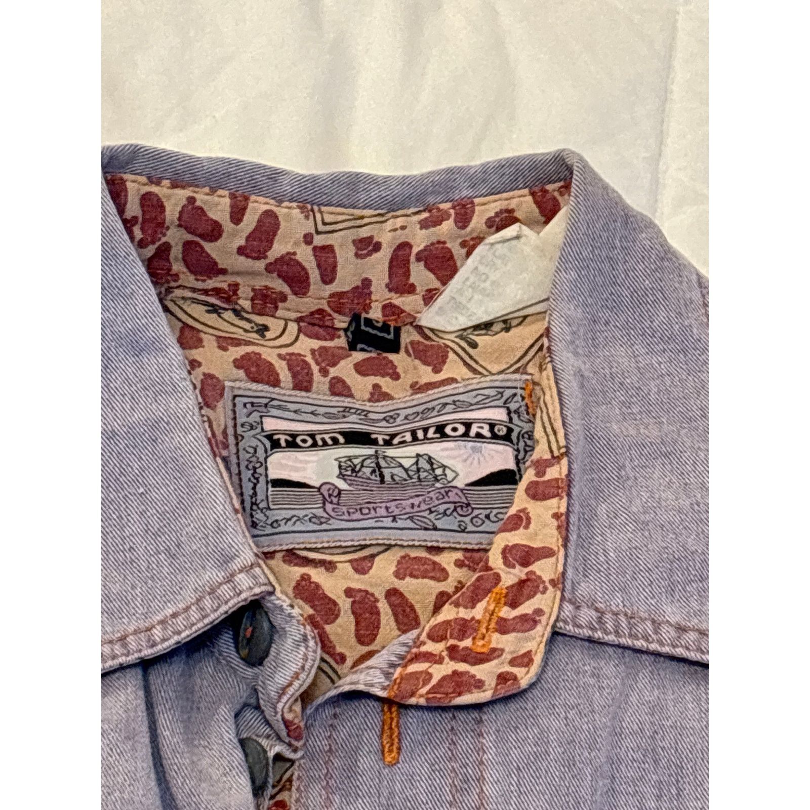 Tom Tailor Vintage Tom Tailor Purple Denim Shirt Size US S / EU 44-46 / 1 - 2 Thumbnail