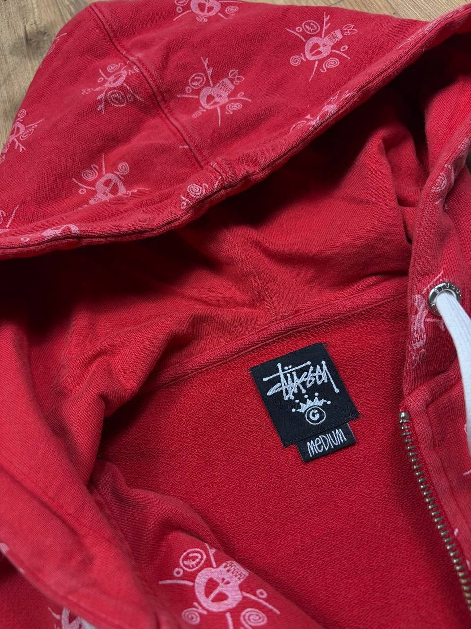 Stussy STUSSY SKATE SKULL ZIP HOODIE Y2K RARE VINTAGE Size US M / EU 48-50 / 2 - 4 Thumbnail