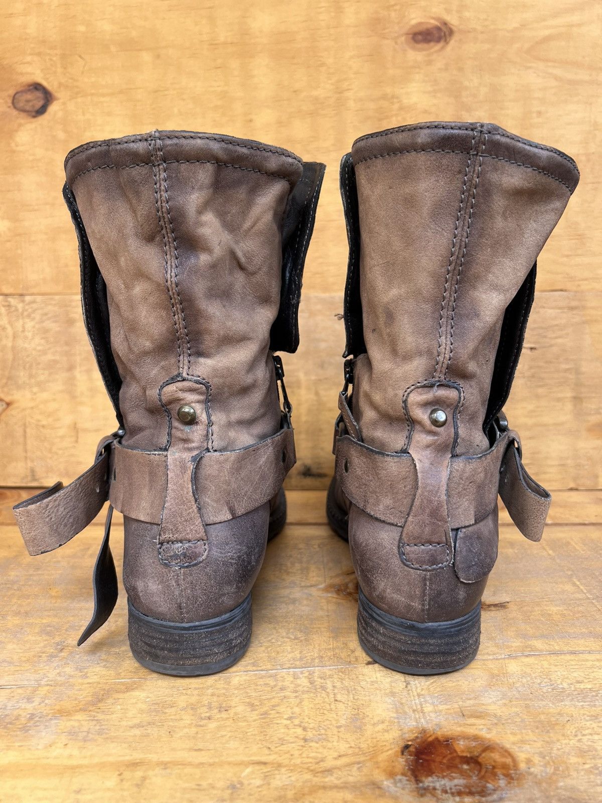 A.S.98 Airstep A.S.98 brown biker boots Size US 9 / IT 39 - 8 Thumbnail