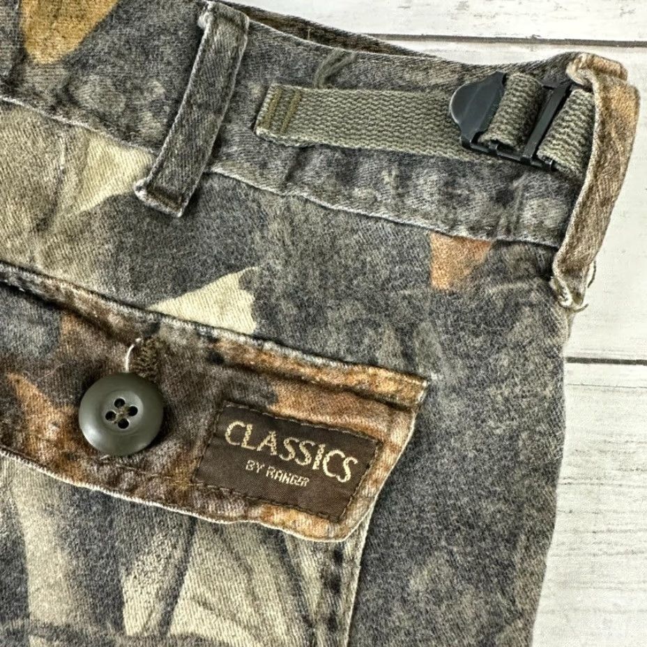 Vintage Ranger Classics Mens Small Hunting Pants Realtree Hardwoods Camo Cargo 32x28 Size US 29 - 2 Thumbnail